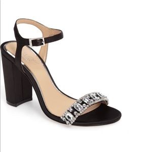 Mark and james badgley mischka blocked black heels